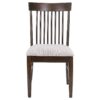 Everton Wood Dining Side Chair Dark Walnut (Set of 2)