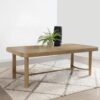 Arini 104-inch Extension Leaf Dining Table Sand Wash