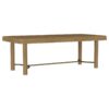Arini 104-inch Extension Leaf Dining Table Sand Wash