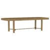 Arini 104-inch Extension Leaf Dining Table Sand Wash