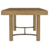 Arini 104-inch Extension Leaf Dining Table Sand Wash