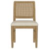 Arini Rattan Cane Dining Side Chair Sand Wash (Set of 2)