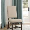 Twain Upholstered Dining Side Chair Beige (Set of 2)