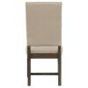 Twain Upholstered Dining Side Chair Beige (Set of 2)