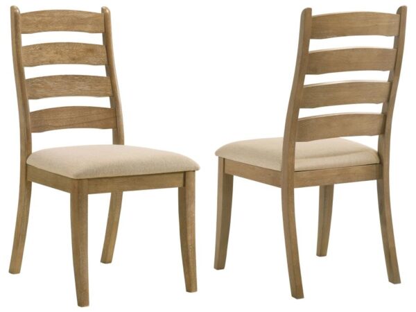 Danvers Wood Dining Side Chair Brown Oak (Set of 2)