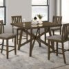 Canfield 5-piece 47-inch Counter Height Dining Set Brown