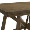 Canfield 47-inch Square Counter Height Dining Table Brown