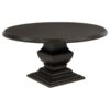 Twyla 5-piece Round Wood Dining Room Table Set Dark Cocoa