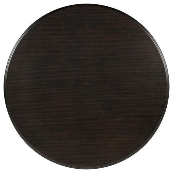 Twyla 60-inch Round Wood Dining Room Table Dark Cocoa