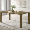 Castlewood 71-inch Rectangular Wood Dining Table Brown Oak