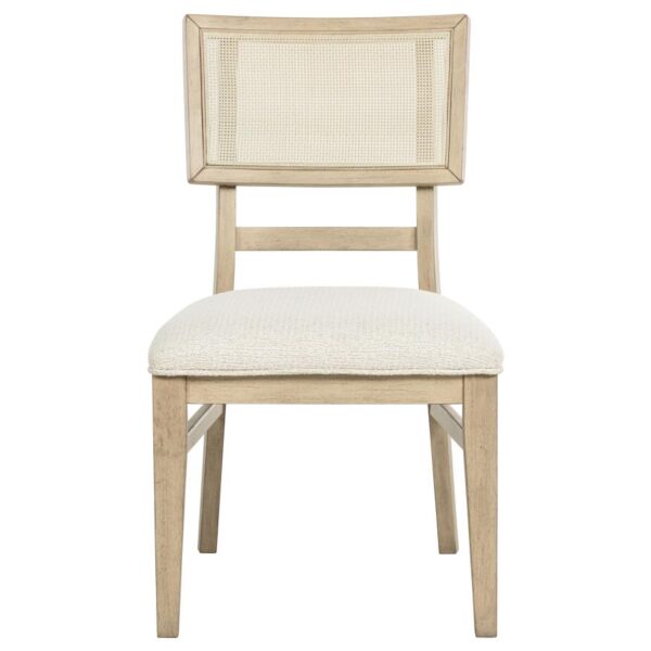 Kailani Rattan Cane Dining Side Chair Beige Oak (Set of 2)
