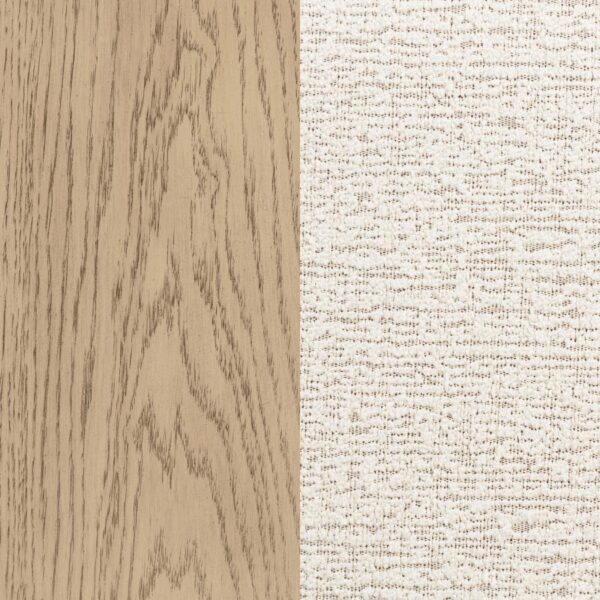 Kailani Rattan Cane Dining Side Chair Beige Oak (Set of 2)