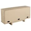 Kailani 4-door Cane Sideboard Buffet Cabinet Beige Oak