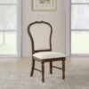 Landon Upholstered Dining Side Chair Rich Brown (Set of 2)