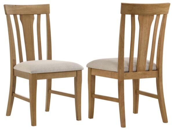 Hartville Dining Side Chair Natural Light Brown (Set of 2)