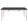 Kingman 72-inch 4-drawer Dining Table Distressed White