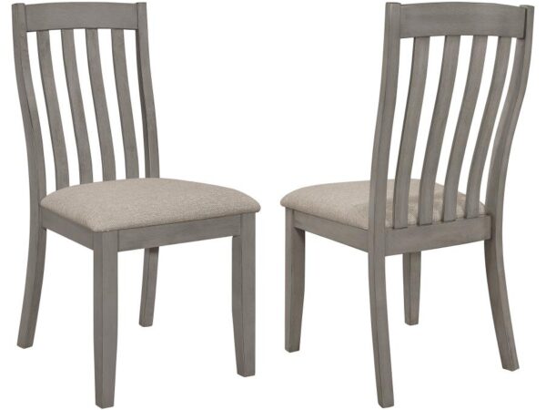 Nogales Wood Dining Side Chair Coastal Grey (Set of 2)