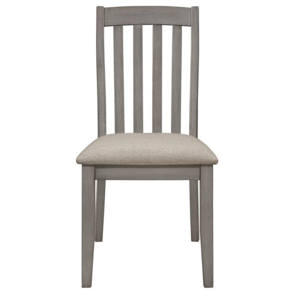 Nogales Wood Dining Side Chair Coastal Grey (Set of 2)
