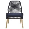 Nakia Woven Rope Dining Side Chairs Dark Navy (Set of 2)