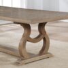 Brockway 104-inch Extension Leaf Dining Table Barley Brown