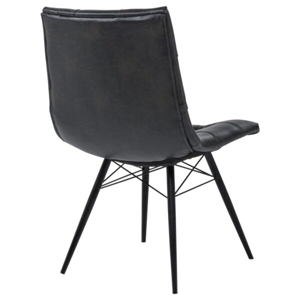 Aiken Upholstered Dining Side Chair Charcoal (Set of 4)