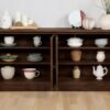 Brockway 4-door Dining Sideboard Buffet Cabinet Antique Java