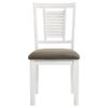 Appleton Wood Dining Side Chair Distressed White (Set of 2)