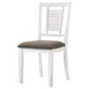 Appleton Wood Dining Side Chair Distressed White (Set of 2)