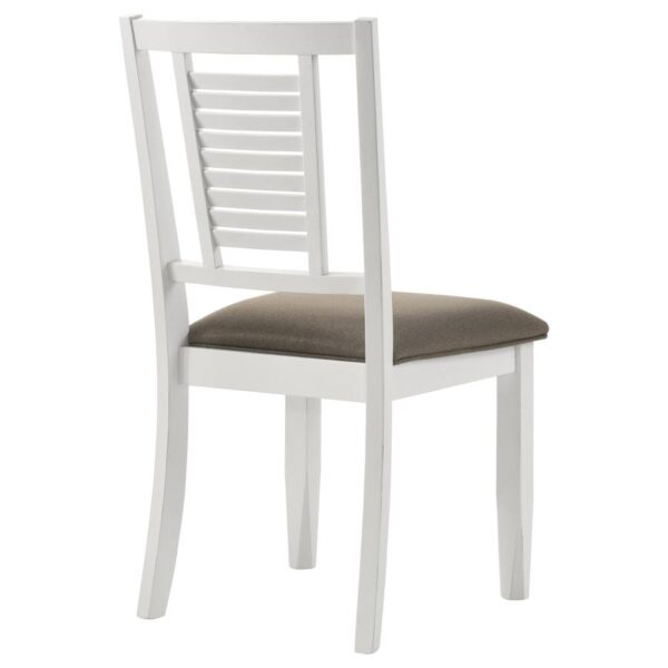 Appleton Wood Dining Side Chair Distressed White (Set of 2)