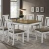 Appleton Wood Dining Side Chair Distressed White (Set of 2)