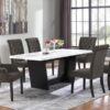 Alana Velvet Upholstered Dining Side Chair Brown (Set of 2)