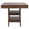Dewey 5-piece Rectangular Dining Table Set Walnut