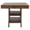 Dewey Rectangular 60-inch Counter Height Dining Table Walnut