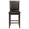 Dewey Upholstered Counter Chair Walnut (Set of 2)