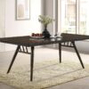 Wes Rectangular 80-inch Wood Dining Table Dark Walnut