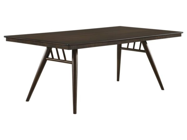 Wes Rectangular 80-inch Wood Dining Table Dark Walnut