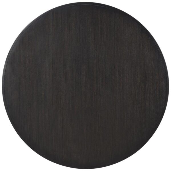 Leandro 60-inch Round Dining Table Burnished Black