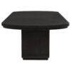 Leandro 78-inch Extension Dining Room Table Burnished Black