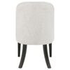 Leandro Upholstered Dining Side Chair Cream (Set of 2)