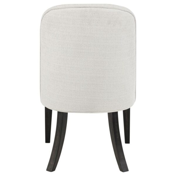 Leandro Upholstered Dining Side Chair Cream (Set of 2)