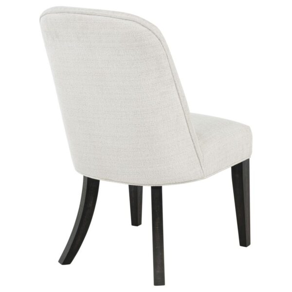 Leandro Upholstered Dining Side Chair Cream (Set of 2)