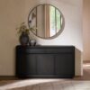 Leandro 2-drawer Dining Sideboard Server Burnished Black