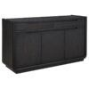 Leandro 2-drawer Dining Sideboard Server Burnished Black