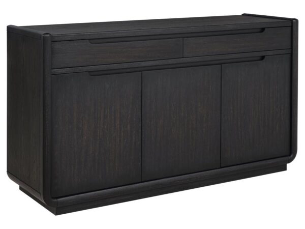 Leandro 2-drawer Dining Sideboard Server Burnished Black
