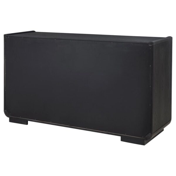 Leandro 2-drawer Dining Sideboard Server Burnished Black