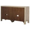 Solano Sliding Door Dining Sideboard Server Weathered Mango