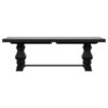 Florence 126-inch Extension Dining Table Distressed Black