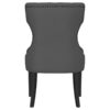 Baney Fabric Upholstered Dining Side Chair Grey and Black
