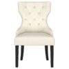 Baney Fabric Upholstered Dining Side Chair Beige and Black