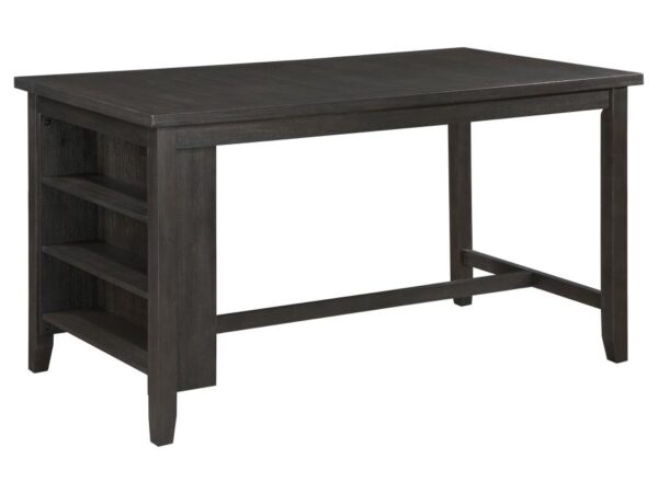 Elliston 66-inch Counter Height Dining Table Dark Grey